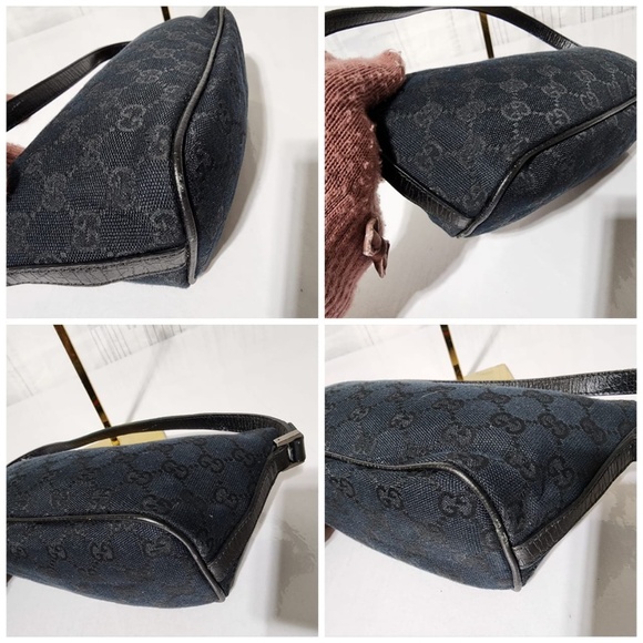 Authentic Gucci GG Canvas Sherryline Pochette Black - Picture 8 of 15